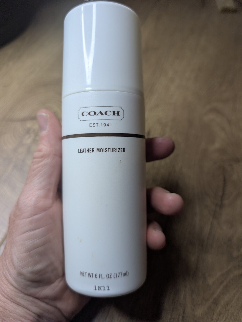 Coach leather moisturizer.
